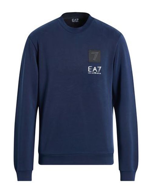 Man Sweatshirt Navy Size 3XL Modal, Polyester, Elastane