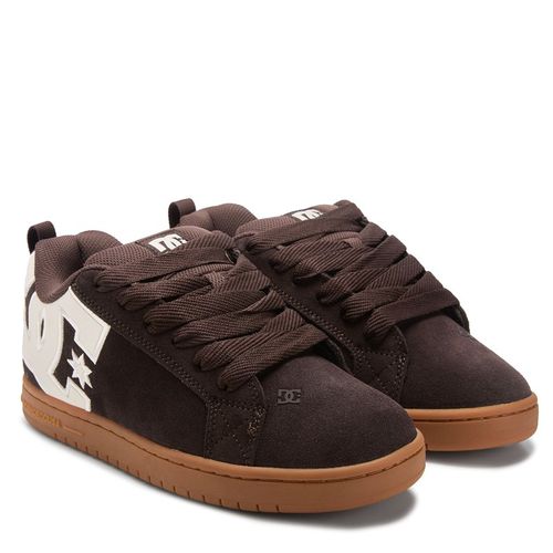 Men's Court Graffik Skate Shoes (Brown Suede/Gum)