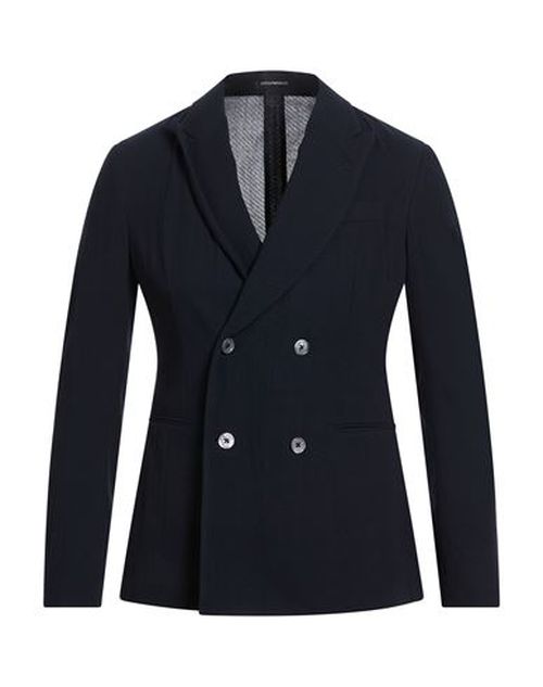 Man Blazer Navy Size 44 Virgin Wool