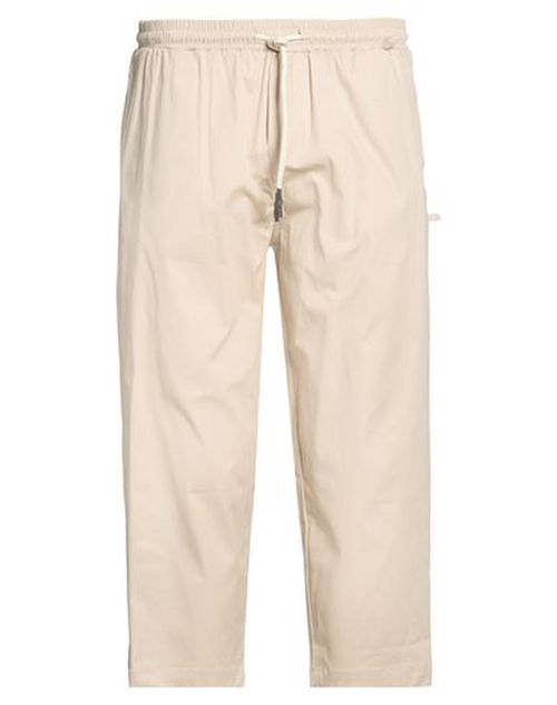 Man Pants Beige Size XXL Cotton, Elastane