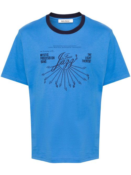 Saturn cotton T-shirt - Blue