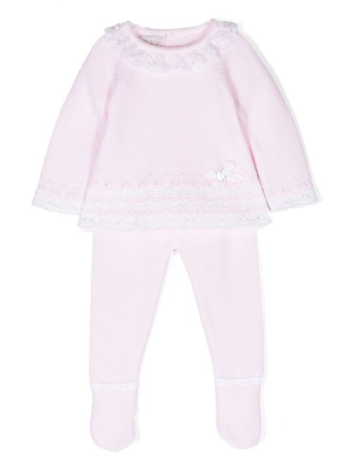 Aura cotton trousers set - Pink