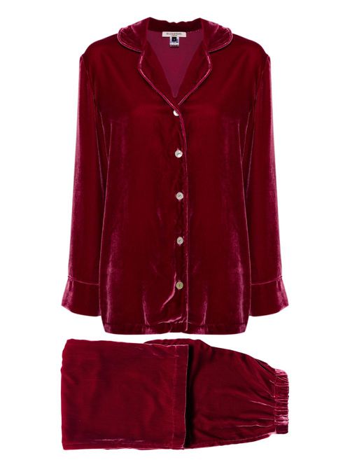 Frankly My Dear velvet pyjamas - Red