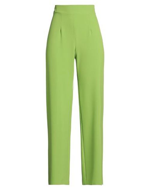 Woman Pants Lime green Size 6 Polyester, Elastane