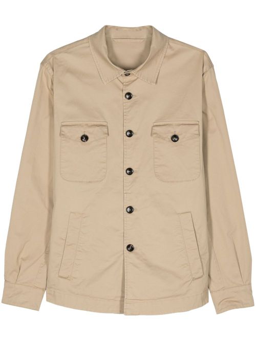 Long-sleeve cargo shirt - Neutrals