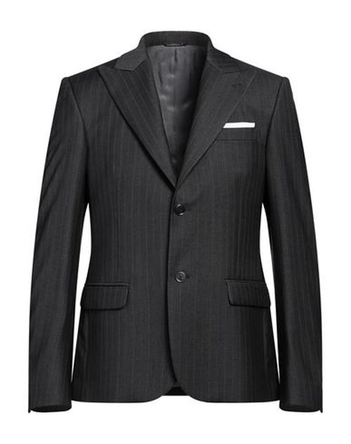 Man Blazer Grey Size 38 Polyester, Viscose