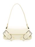 Yellow Voyou Leather Shoulder Bag - Women's - Calf Leather