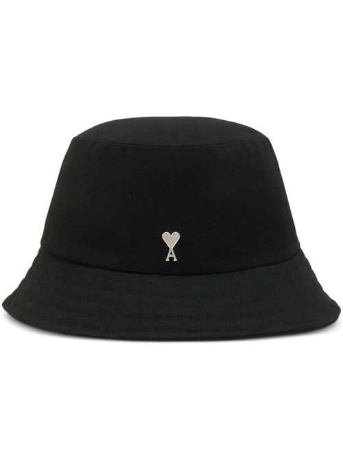 AMI PARIS リバーシブル バケットハット 新品未使用 タグ付き ブラック Ami | AMI Paris Ami リバーシブル バケットハット - ブラック | Realry