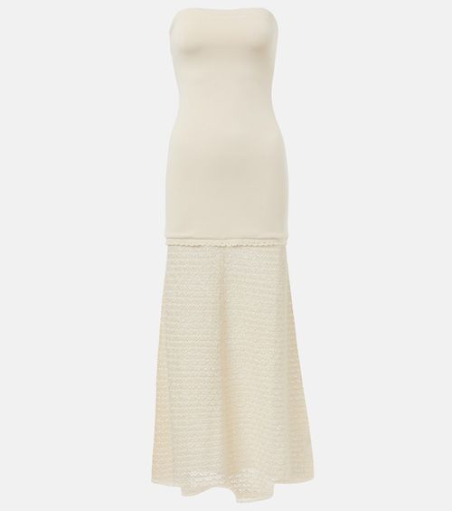 Romy crochet-trimmed maxi dress