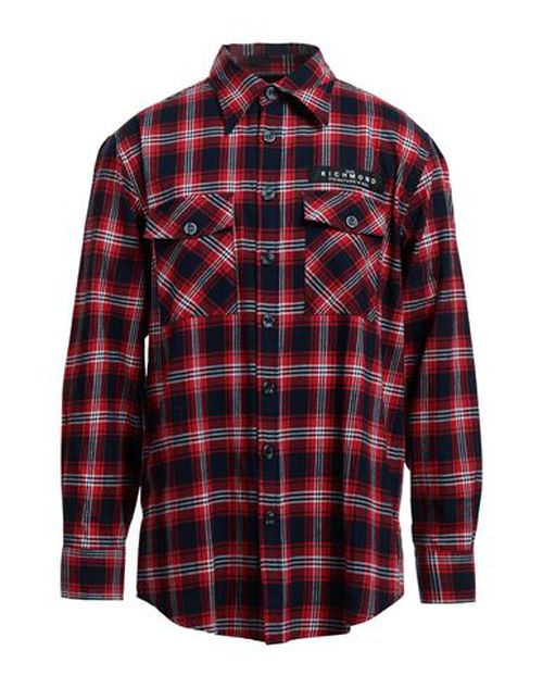 Man Shirt Red Size XL Cotton