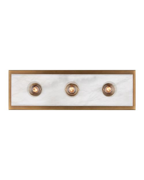 Natural Antique Brass Wall Sconce from the Berdine Collection