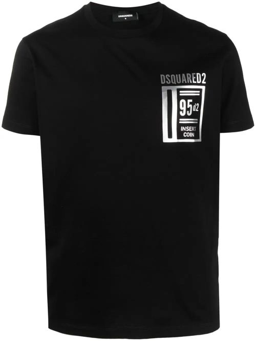 Black Cotton T-Shirt