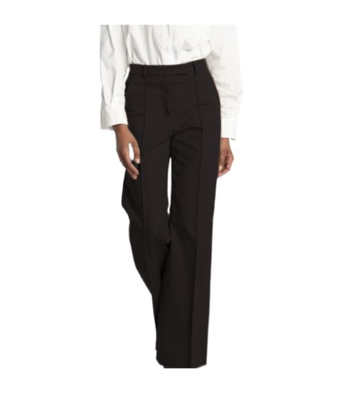 Belted casual pants