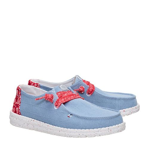 Women's Wendy Americana Paisley Slip On Shoes (Denim/Multi)