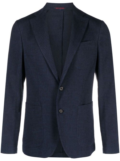 Single-breasted blazer - Blue