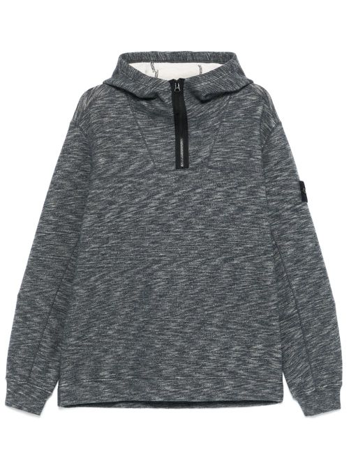 Compass-badge hoodie - Grey