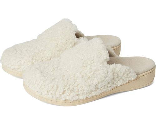 Gemma II Mules Women's Cream White Faux Shearling Slippers GAL1465