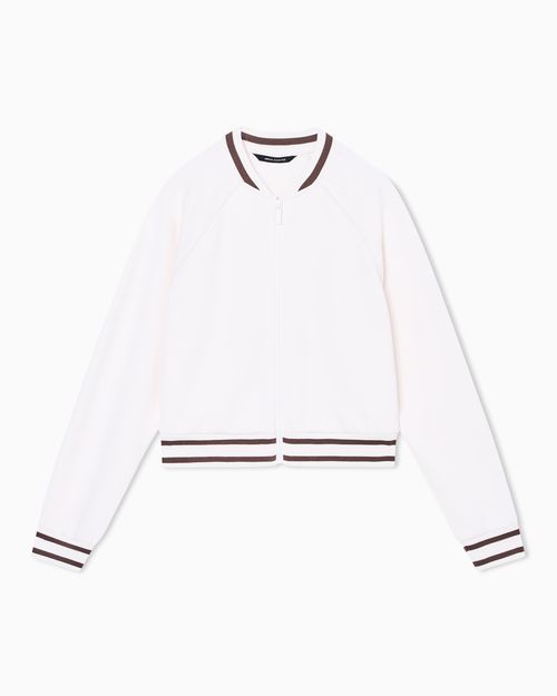 Sweatshirt with Soft Touch Interlock Zip