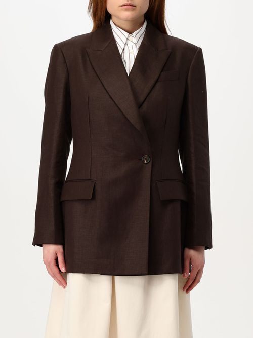 Blazer BRUNELLO CUCINELLI Woman color Brown