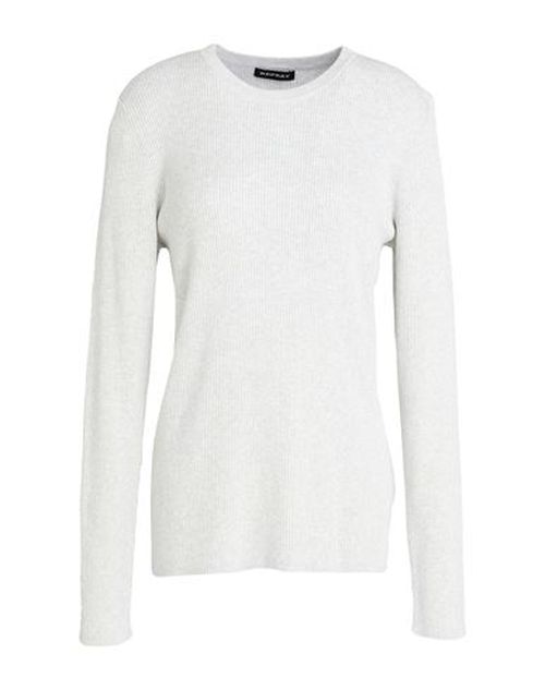 Woman Sweater Light grey Size 14 Cotton, Viscose