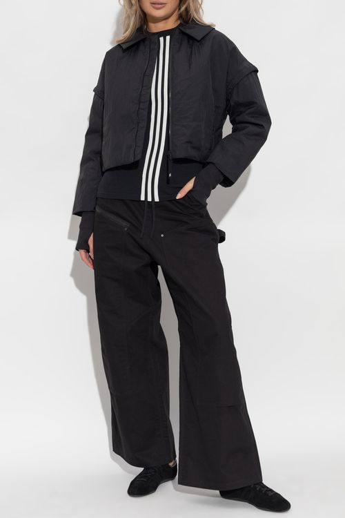 'Twill' Cargo Trousers, Women's, Black