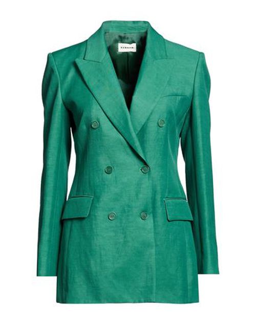 P. a.r. o.s. h. Woman Blazer Green Size XS Viscose, Linen