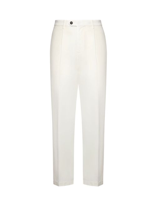 Cotton Blend Trousers