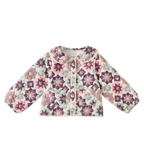 Louise Misha Joulia patchwork cotton jacket