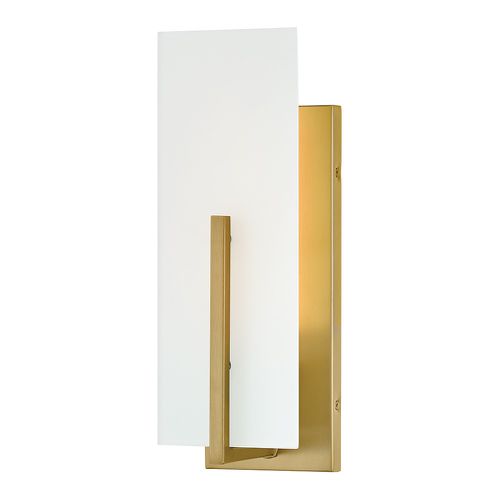 Lacquered Brass LED Wall Sconce from the Roman Collection