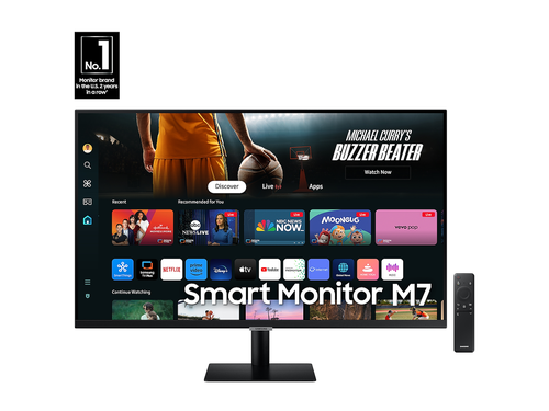 32" Smart Monitor M7 (M70D) 4K UHD with Streaming TV, Speakers and USB-C(LS32DM702UNXGO)