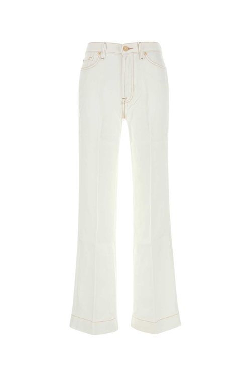 White Lyocell Modern Dojo Pant