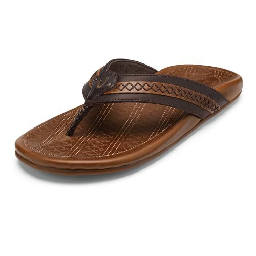 OLUKAI Mea Ola Nu'u Men's Leather Sandals