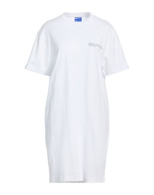 Woman Mini dress White Size M Organic cotton