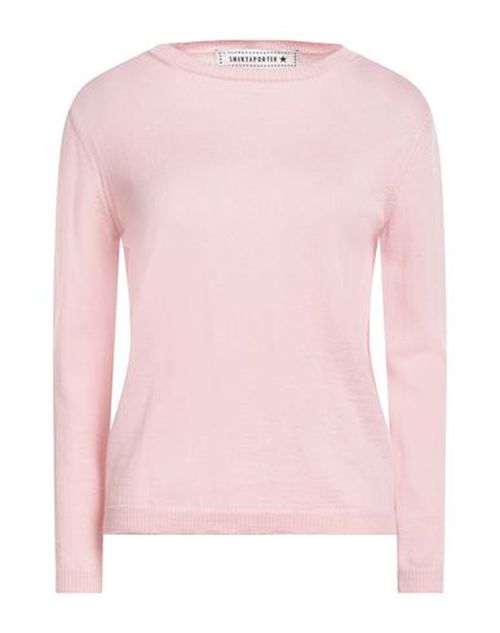Woman Sweater Blush Size 8 Merino Wool