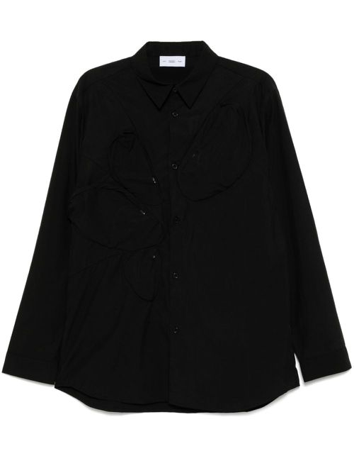 Multiple-pockets shirt - Black