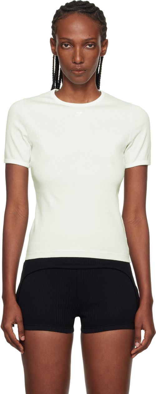 Blue Signature Contrast T-shirt