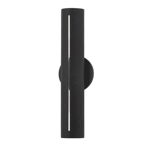 Troy Brandon Wall Sconce in Textured Black and Soft Black Combo