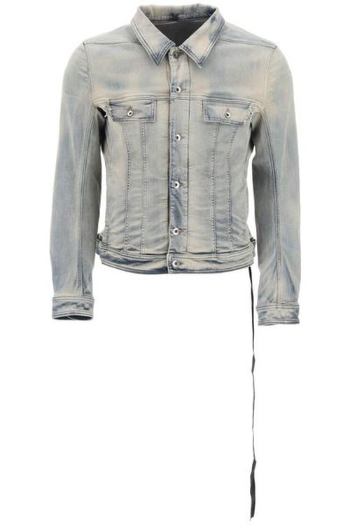 Rick Owens Distressed Slim Fit Jacket