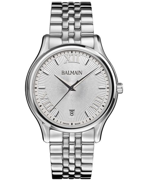 Men's Swiss Beleganza Stainless Steel Bracelet Watch 40mm - Grey