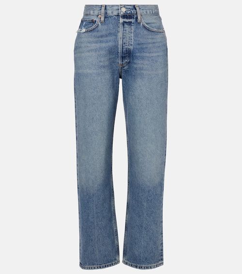 90s mid-rise straight jeans