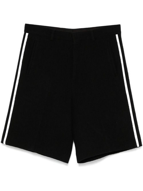 Bouclé shorts - Black