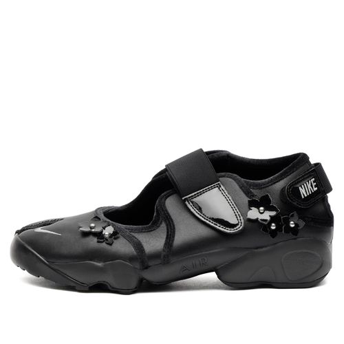 Women's W Air Rift Leather Sneaker Black/Metallic Silver/Wolf Grey