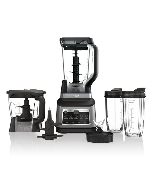 Professional Plus Auto-iQ Kitchen System Blender and Food Processor Set - Black