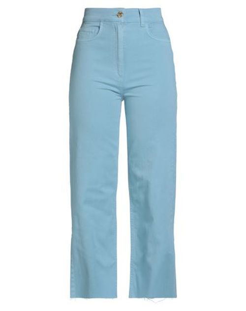 Woman Jeans Sky blue Size 26 Cotton, Elastane