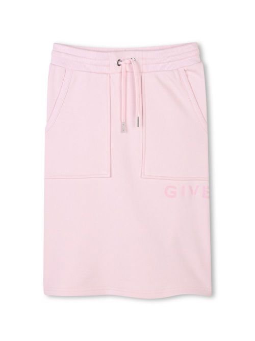 Logo-print skirt - Pink