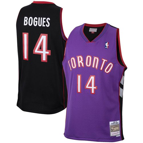 Men's Muggsy Bogues Purple Toronto Raptors 2001/02 Hardwood Classics Swingman Jersey