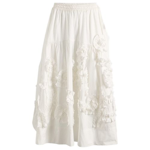 Women's Orbit Skirt Ecru Fossil