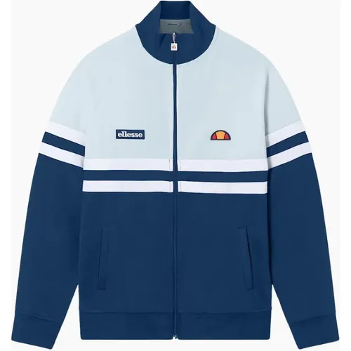 Men's Ellesse Rimini Blue/Light Blue Track Jacket - : Regular