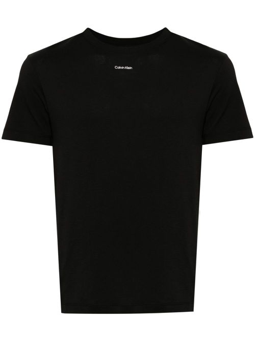 Logo-print T-shirt - Black