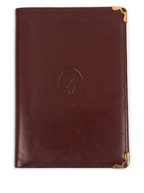 Cartier 1990s leather wallet - Red